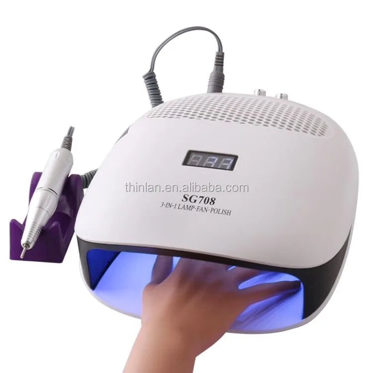 Salon Expert 3 in 1 Nail Lamp & Fan & Nail Drill
