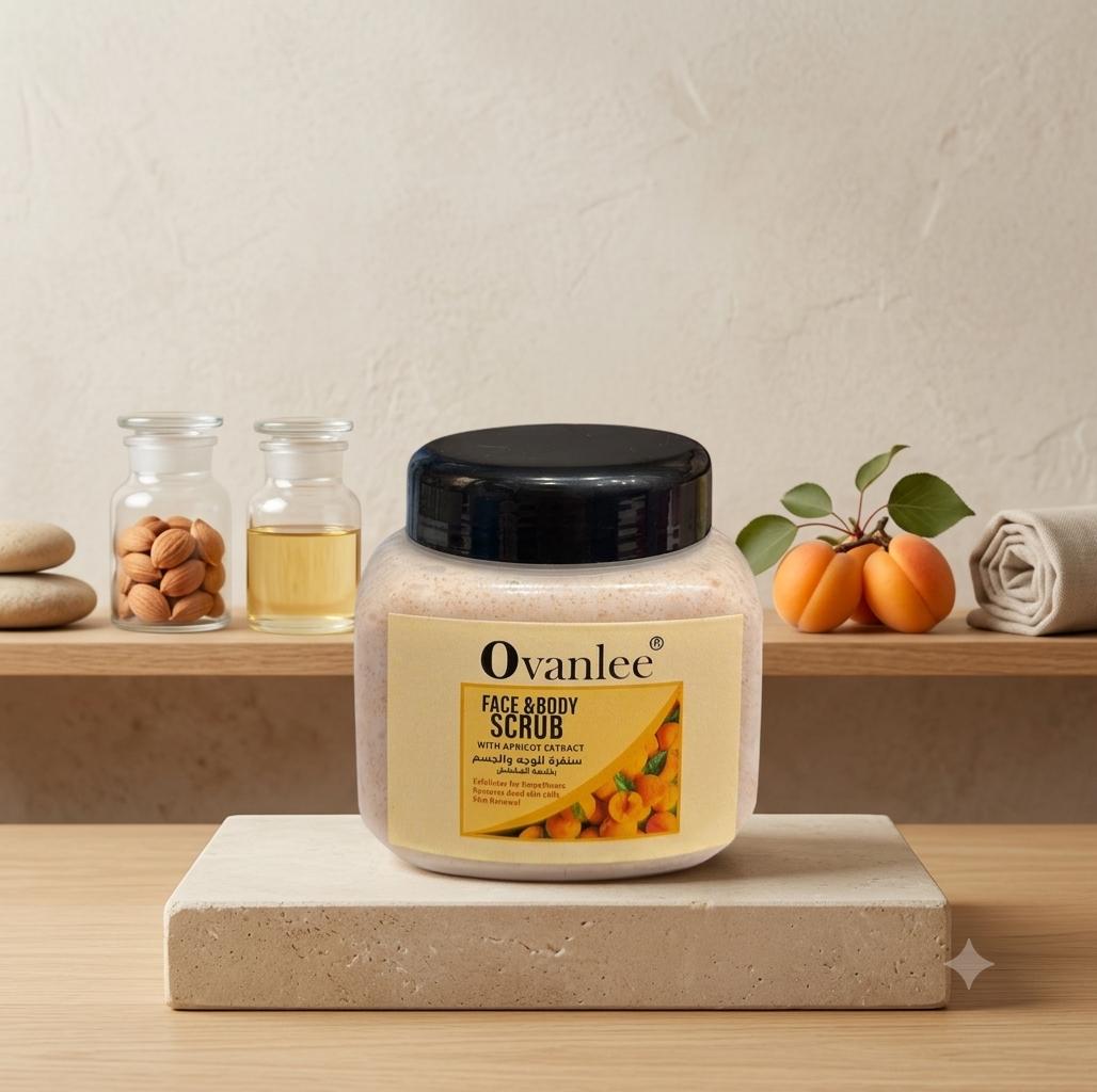 Ovanlee Face & Body Scrub Apricot 0,5kg