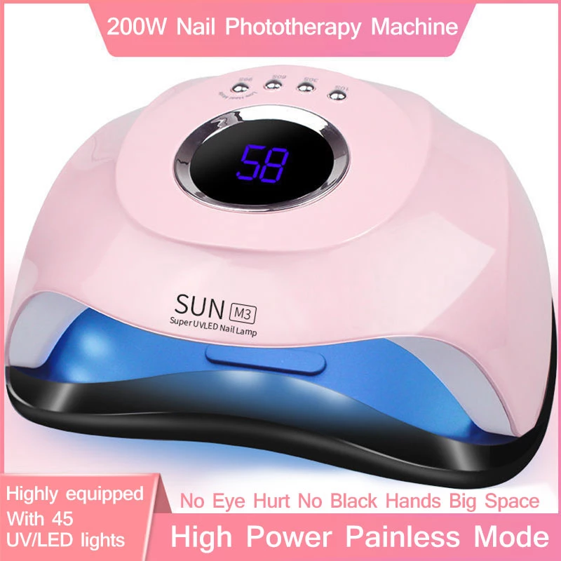 Sun m3 200w Professional Led Nail Lamp