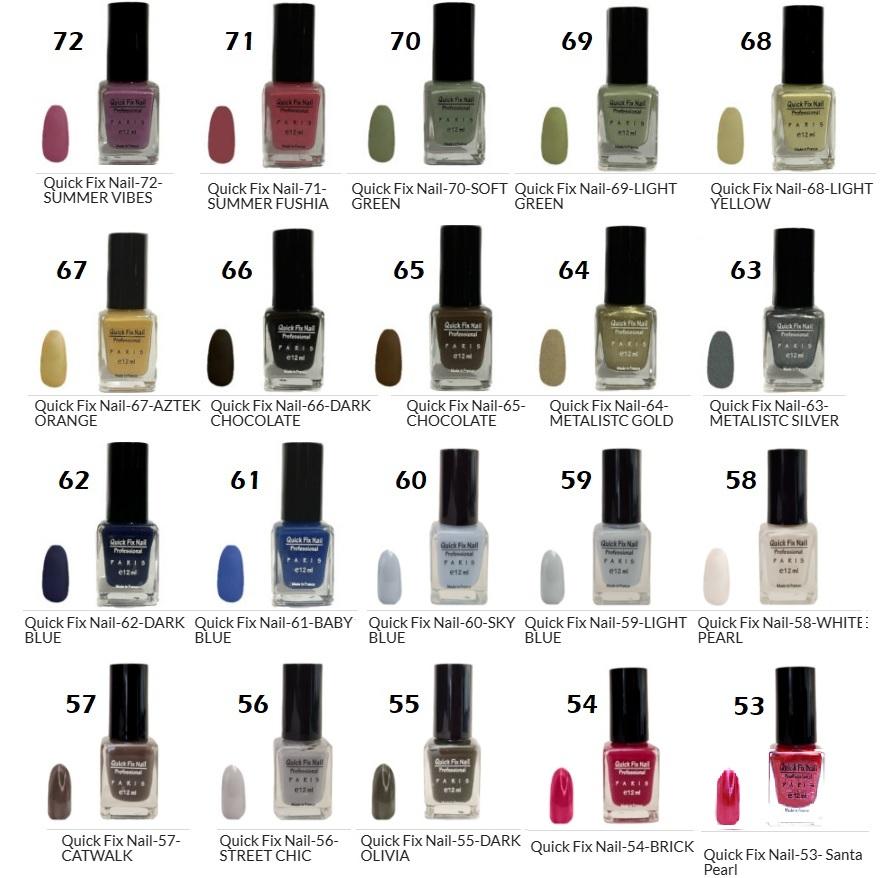 Quick Fix Nail Polish 53-72