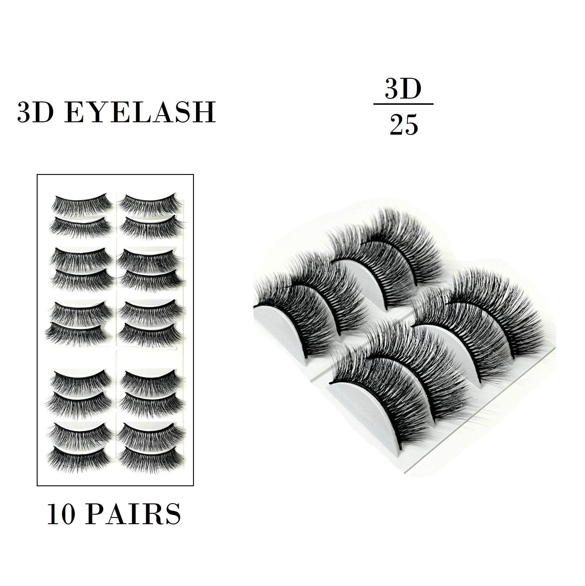 3D EyeLashes 25